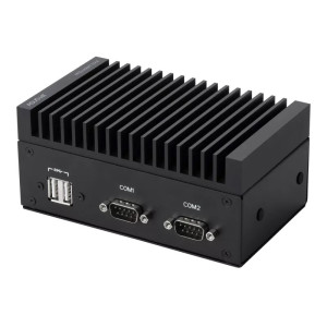 ASUS EBS-P300W Fanless Computer, Intel Atom x6000E processor, LPDDR4x 3733, 2x HDMI, dual-LAN, multiple USB & COM ports, 12-24V DC